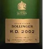 Bollinger France R.D. Extra Brut 2002