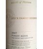 Henry of Pelham Estate Winery Speck Family Reserve Pinot Noir 2007