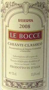 Stefano Farina Le Bocce Chianti Classico 2009