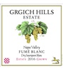 Grgich Hills Estate Fumé Blanc Sauvignon Blanc 2016