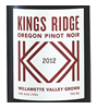 Kings Ridge Union Wine Pinot Noir 2012