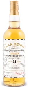 Clan Denny 21 Years Old Cameronbridge Single Grain Single Cask 1990
