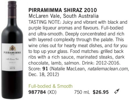 Pirramimma Shiraz