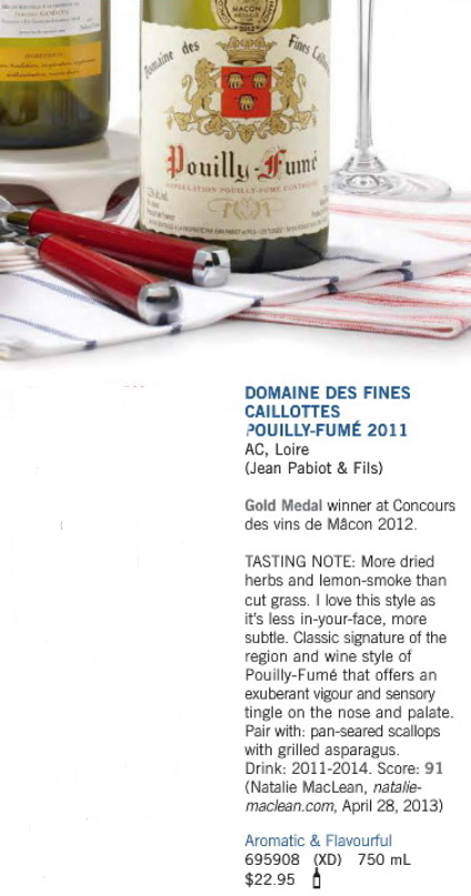 Aug 3 2013 Pouilly Fume