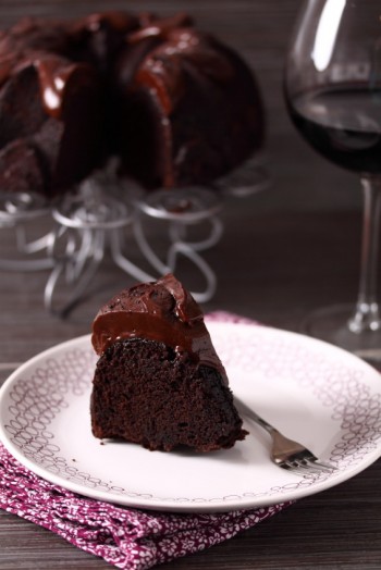 cake chocolate wine