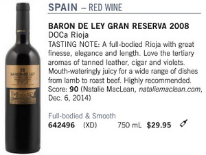 Baron De Ley 2008