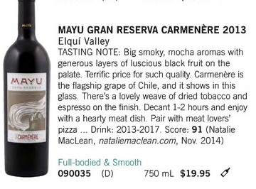 Mayu Carmenere