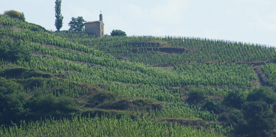 The Steep Slopes of Hermitage and the Hilltop Chapel