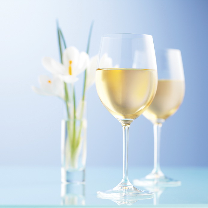 Celebrate spring's arrival with a glass of white wine.