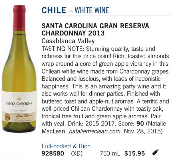 Santa Charolina Chardonnay