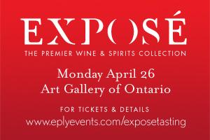 Exposé Portfolio Tasting Toronto April 26