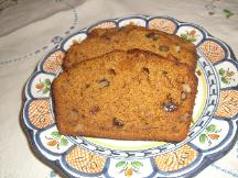 Pumpkin Bread With Prunes And Walnuts