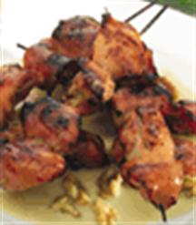 Chicken Brochettes With Maple Cream