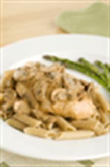Chicken With Marsala Cream Sauce And Penne