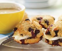 Blueberry, Lemon and Brie Scones