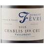 Domaine Fevre Vaulorent Chablis 2015