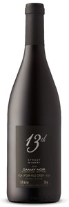 13th Street Winery Sandstone Old Vines Gamay Noir 2011