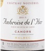 Chateau Nozieres Cuvée Ambroise de l'Her Malbec 2011