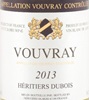 Héritiers Dubois Vouvray 2013