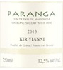 Paranga White Kir-Yianni 2013