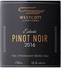 Westcott Vineyards Estate Pinot Noir 2016