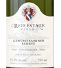 Reif Reserve Gewürztraminer 2014