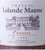 Château Lalande Mausse Meritage 2009