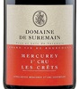 Domaine de Suremain Mercurey Les Crêts 1er Cru 2018