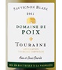 Domaine De Poix Touraine Sauvignon Blanc 2015