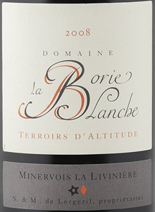 Domaine La Borie Blanche Terroirs D'altitude Lorgeril 2008