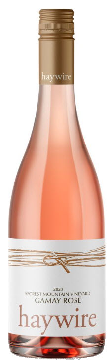 Okanagan Crush Pad Haywire Secrest Mountain Vineyard Gamay Noir Rosé ...