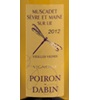 Poiron Dabin Vieilles Vignes Muscadet Sèvre & Maine 2012