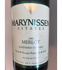 Marynissen Marynissen Vineyard Merlot 1997