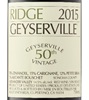 Ridge Geyserville 2015