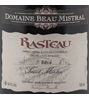 Domaine Beau Mistral Saint Martin Rasteau 2009