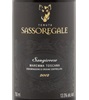 Sassoregale Sangiovese 2009