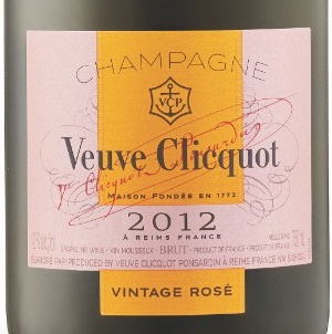 Veuve Clicquot Brut Vintage Rose Champagne 2012 - Divino