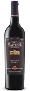 Clos Malverne Reserve Basket Pressed Pinotage 2013