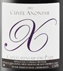 Xavier Cuvée Anonyme Châteauneuf Du Pape 2011
