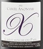 Xavier Cuvée Anonyme Châteauneuf Du Pape 2011