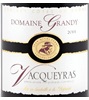 Domaine Grandy Vacqueyras 2014