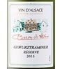 Baron de Hoen Réserve Gewurztraminer 2015