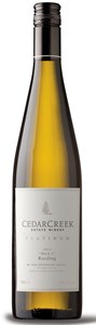 CedarCreek Estate Winery Platinum Block 3 Riesling 2018