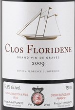 Château Clos Floridène Meritage 2009