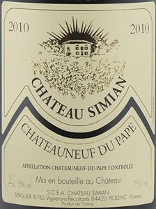 Château Simian 2010
