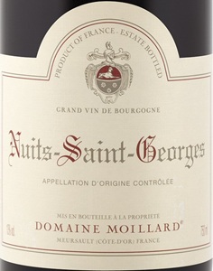 Domaine Moillard Nuits-Saint-Georges Pinot Noir 2010