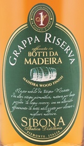 Sibona Botti Di Madeira Riserva Grappa