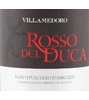 Villa Medoro Rosso Del Duca Montepulciano D'abruzzo 2009