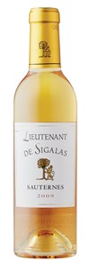 Château Sigalas Rabaud Lieutenant de Sigalas Rabaud Sauternes 2009