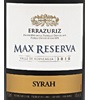Max Reserva Errazuriz Syrah 2011